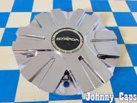 P6047-2495-e3-cap Strada Wheels # . New Chrome Wheel Center Cap 49 Qty. 1