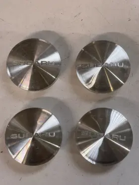 560-68738 Subaru 05 06 07 Legacy Oem Center Hub Cap Aluminum 68738 Fits 17in 5 Spoke 1 Set