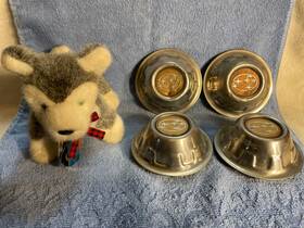 Subaru 7238-11240 Center Caps Set Of 4 1982 1983 1984 1985 1986 1987 1988 4wd Wagon Wheels