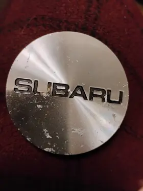 860731 Subaru X1 Vintage Brat Little Polished Wheel Center Cap Hub Part #860731
