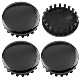 Mxh-wcc-b83 Sumervov 4pcs 3.25 Inch 83mm Black Wheel Center Cap Covers For Truck Car Pickups
