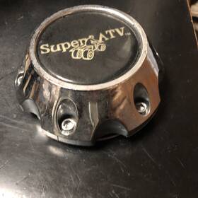 Superatv 6093cap Chrome Replacement Wheel Center Cap 4-1/4 Inch At Lock Ring