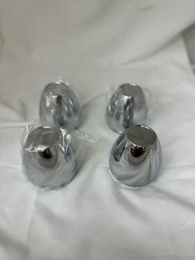 Supreme 98-1163 98-1163su 3-1/4 12 Pieces - No Logo Fits Inch Dia Bore Chrome Wheel Center Cap