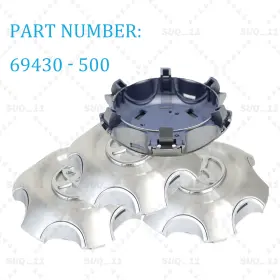 69430-500 Suq 11 2003-2009 For 4runner 69430 17x7.5 6 Spoke Aluminum Wheel Center Caps Set