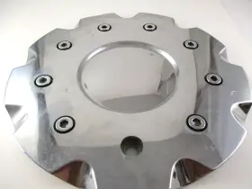 90072410f-1 Symbolic #90072410f-1 8 1/4 Inch Chrome Custom Wheel Center Cap For 1
