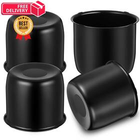 Tallew Ug-tallew-43185 4 Pack 4.25 Inch Push Through Trailer Wheel Suits For Black