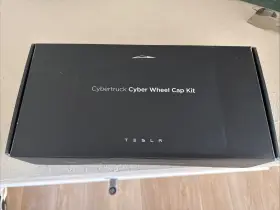1250238-00-a Tesla New Oem Cybertruck Cyber Wheel Cap Kit - 4 Center Caps
