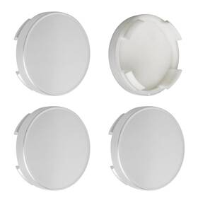 The Mechanic Shop Tms00097-3 4-pack 55mm Wheel Center Caps Ford Edge Escape Focus Fusion Silver Hub