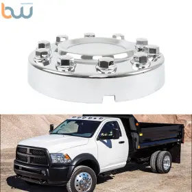 Bw737352th Tinvhy Front Wheel Center Cap Cover Cab For 2011 2012-2018 Dodge Ram 4500 And 5500 Chrome