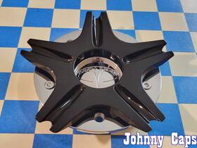 Tirado Design Wheels 89-9504c # . Chrome And Black Wheel Center Cap 35 Qty. 1