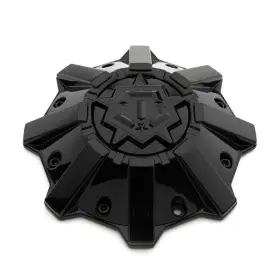 Cap-538dt-tstar Tis / Gloss Black Bolt-on Center Cap