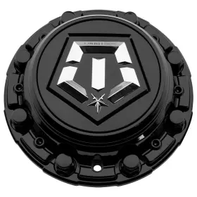 Cap-544bm-6-tis Tis / Gloss Black Bolt-on Center Cap