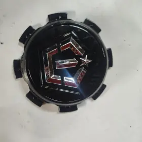 Cap-544bm-8-tis Tis / Gloss Black Bolt-on Center Cap