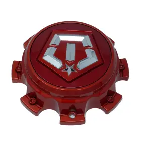 Cap-544rtm-8-tis Tis / Gloss Red Bolt-on Center Cap