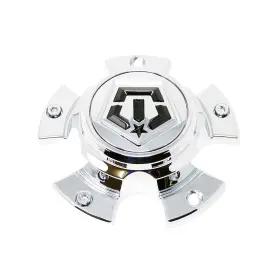 Cap-547c-5-tis Tis / Chrome Bolt-on Center Cap