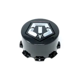 Cap-tdr2-b19 Tis / Gloss Black Bolt On Rear Drw Center Cap