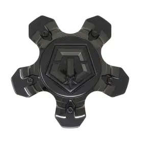 Cap-tis-5h-bb21 Tis / Gloss Black Snap In Center Cap