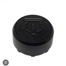 Tisgb8-cap Tis Gloss Black Snap In Wheel Center Cap