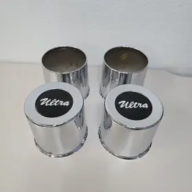 898014oe Tmt Wheels 89-8014 Ultra Chrome Steel 8 Lug Custom Center Caps 2 # And