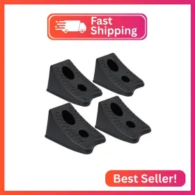 230706-1 Tonda Wheel Chocks Heavy Duty Wedge For Car Travel Trailer - 8 Inch 4.7