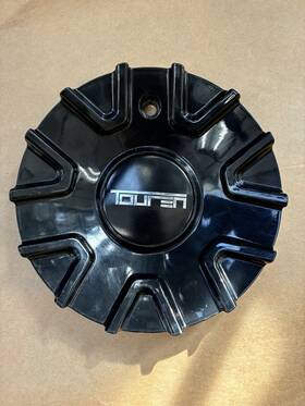 Touren C715101 Matte Black Wheel Cap #c715101b