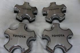 Toyota 42603-20150 Chrome Wheel Rim Center Caps 1987-1991 Camry New Set 4