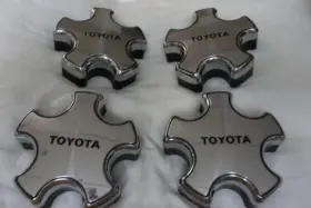 42603-20150 Toyota Chrome Wheel Rim Center Caps 1987-1991 Camry New Set 4
