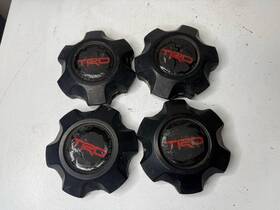 Toyota C6117 2017-2020 4runner Center Caps Hubcaps Oem Wheel Black/red