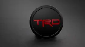 Pt998-35240-f2 Toyota Genuine 4runner Land Cruiser Tacoma Tundra Flat Black Domed Trd Center Ca