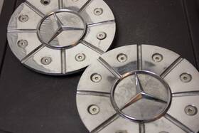 Tsw Cap-t119 Lot Set Of 2 Mercedes Wheels 159 Mm Wheel Center 9605 Carleton