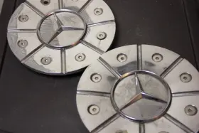 Cap-t119 Tsw Lot Set Of 2 Mercedes Wheels 159 Mm Wheel Center 9605 Carleton