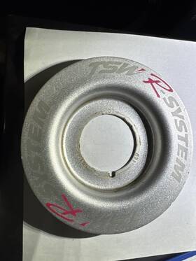 Tsw Nc150 R System Center Cap B11564 # Bt1 13c0 Silver