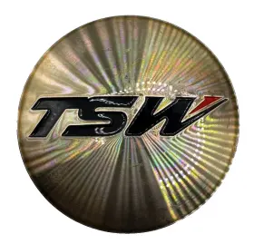 Pcg18-f Tsw Wheels Brushed Bronze Wheel Rim Hub Cover Center Cap #