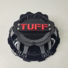 Lg1612-13 Tuff A.t. Wheels Tuff-6-up Gloss Black/red Custom Wheel Center Cap Lg1612-13 Tuff A.t. Wheels Tuff-6-up Gloss Black/red Custom Wheel Center Cap