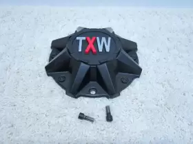 0c-twx-2 Txw Wheels Oc-2 Custom Alloy Wheel Bolt On Black Center Cap #2f-3