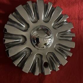 Tyfun Cstf706s-1p Custom Chrome Center Wheel Hub Cap Cover