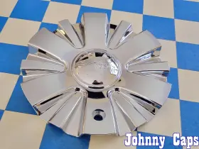 Cstf702s-1p Tyfun Wheels # . New Chrome Custom Wheel Center Cap 49 Qty. 1