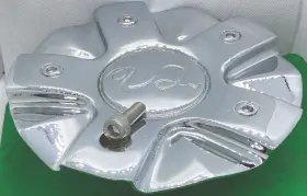S509-71 U2 Chrome Wheels Center Cap Part Number C068 With Screw S509-71 U2 Chrome Wheels Center Cap Part Number C068 With Screw