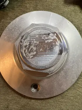 8088 Ultra Silver Wheel Center Cap Aluminum