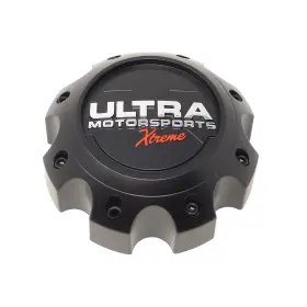 89-9778sbx Ultra / Satin Black 8x6.5 Bolt-on Center Cap