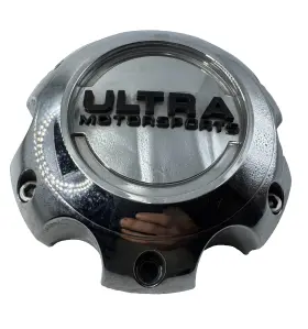 62861790f-3a Ultra Motorsports Chrome Wheel Rim Hub Cover Center Cap #