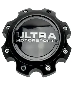 89-9778bk Ultra Motorsports Gloss Black Wheel Center Cap