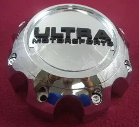 89-9778c Ultra Motorsports Wheels Chrome Custom Wheel Center Cap # 1