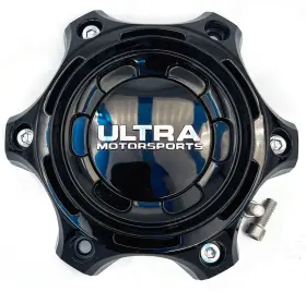 A89-0068bk Ultra Motorsports 89-0068bk Hunter Gloss Black Center Cap 6x180/205