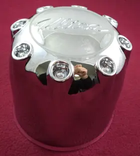 A89-8114c Ultra Motorsports Wheels Chrome Custom Wheel Center Cap # 1