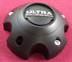 Ultra Wheel 89-9755sb Motorsports Wheels Satin Black Custom Center Cap # 1