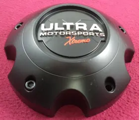 A89-9750sbx Ultra Wheel Motorsports Wheels Satin Black Custom Center Cap # 1