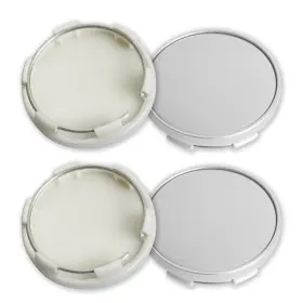Utm00003wcc-2 Ultruckman 2.2inch 56mm Wheel Center Caps Pack Of 4 Silver Outer Inner 53mm