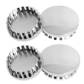 Ultruckman Utm00015wcc-4 4pcs 3.25 Inch 83mm Chrome Wheel Center Caps Outer Inner 73mm