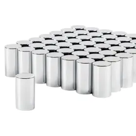 10013cb United Pacific Wheel Lug Nut Cover Set 33mm X 3-1/2 Inch Chrome Plastic